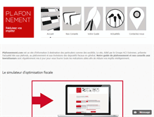 Tablet Screenshot of plafonnement.com